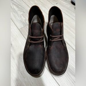 Clarks Dark Brown Chukka Boots